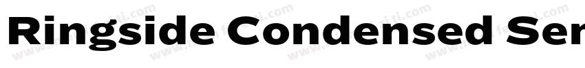 Ringside Condensed Semibold Regular字体转换
